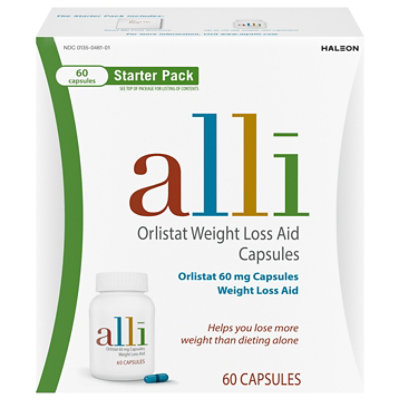 Alli Diet Weight Loss Starter Pack - 60 Count - Image 2