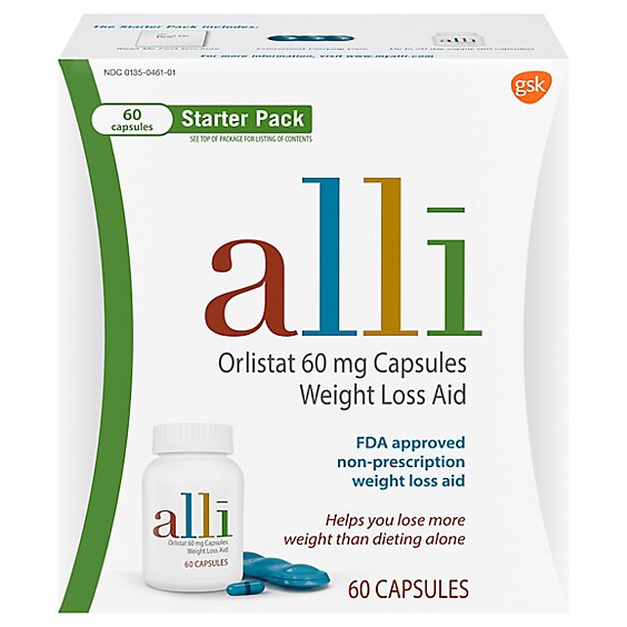 Alli Diet Weight Loss Starter Pack - 60 Count