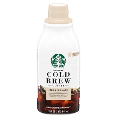 Starbucks Cold Brew Medium Concentrate Madagascar Vanilla Coffee - 32 Fl. Oz.