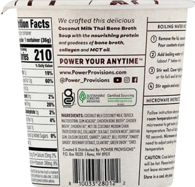 Power Provisions Soup Bone Brth Ccnt Mlk - 1.2 Oz - Image 6