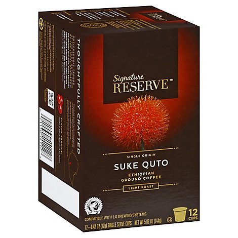 Signature Reserve Coffee Pod Suke Quto Ethiopian - 12 Count