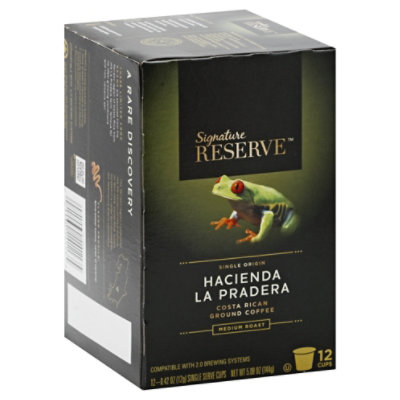 Signature Reserve Coffee Pod Hacienda La Pradera Costa Rica - 12 Count