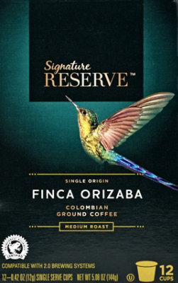 Signature Reserve Coffee Pod Finca Orizaba Colombian - 12 Count - Image 2