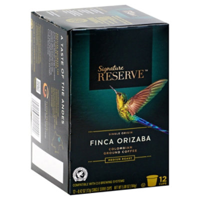 Signature Reserve Coffee Pod Finca Orizaba Colombian - 12 Count