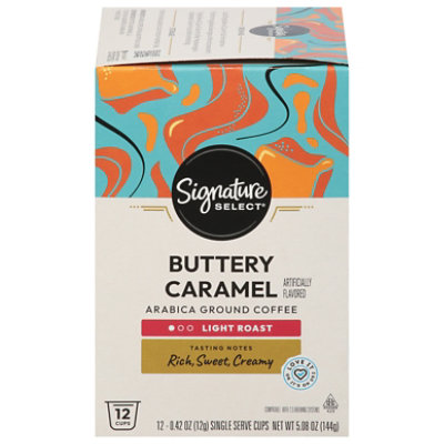 Signature SELECT Coffee Pod Buttery Caramel - 12 Count