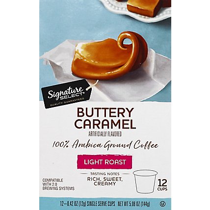 Signature SELECT Coffee Pod Buttery Caramel - 12 Count - Image 2
