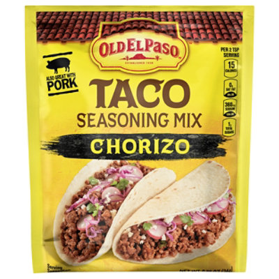 Old El Paso Chorizo Seasoning Mix - .85 Oz
