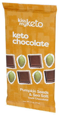 Kiss My Keto Choc Dk Pumpkin Seed Ss - 3 Oz - Image 4