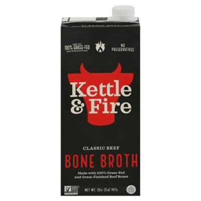 Kettle & Fire Broth Beef Bone - 32 Oz
