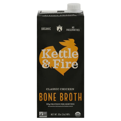 Kettle & Fire Broth Chicken Bone - 32 Oz