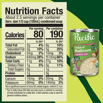 Pacific Foods Organic Cream of Mushroom Soup - 10.5 Oz - Image 4