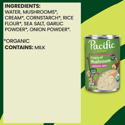 Pacific Foods Organic Cream of Mushroom Soup - 10.5 Oz - Image 3