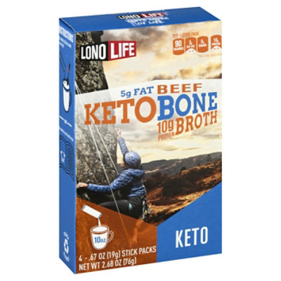 Lonolife Broth Bone Beef - 4 Count - Image 1