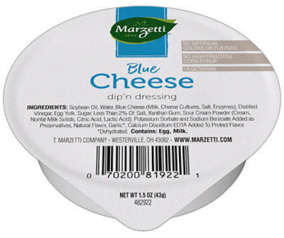 Marzetti Blue Cheese Dip N Dressing - 1.5 Oz - Image 1