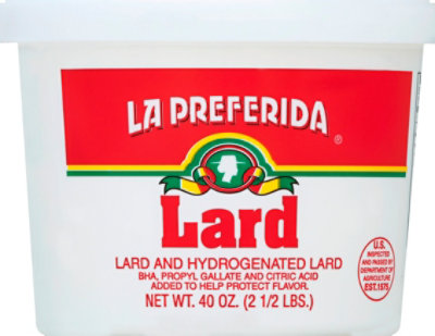 La Preferida Lard - 2.5 Lb - Image 2
