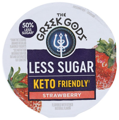 Greek Gods Less Sugar Strawberry Yogurt - 4.5 Oz - Image 5
