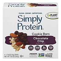 SimplyProtein Cookie Bar Chocolate Chip - 4-1.76 Oz - Image 3