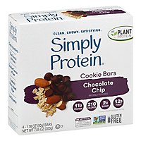 SimplyProtein Cookie Bar Chocolate Chip - 4-1.76 Oz - Image 1