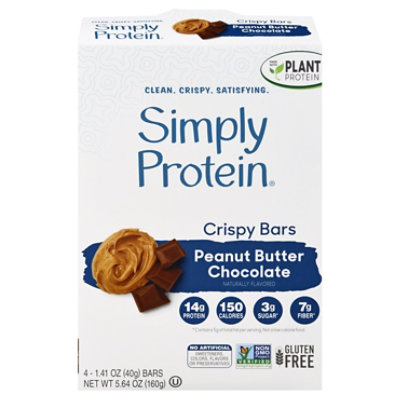 SimplyProtein Crispy Bar Chocolate Peanut Butter - 4-1.41 Oz - Image 3