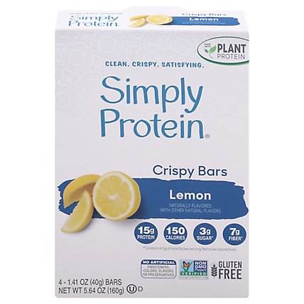 SimplyProtein Crispy Bar Lemon - 4-1.41 Oz - Image 3
