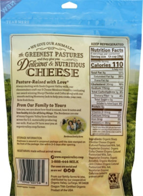 Organic Valley Thick Mex Cheese Shred - 6 Oz - Image 5