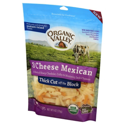 Organic Valley Thick Mex Cheese Shred - 6 Oz - Image 3