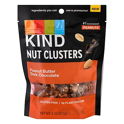 KIND Nut Clusters Peanut Butter Dark Chocolate - 4 Oz - Image 3