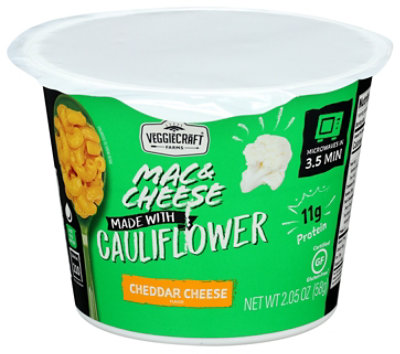 Veggiecraft Pasta Cup Cauliflower Cheddar - 2.05 Oz - Image 4