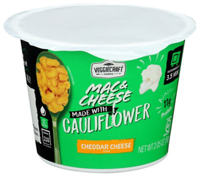 Veggiecraft Pasta Cup Cauliflower Cheddar - 2.05 Oz - Image 1