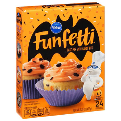 Pb Funfetti Halloween Cake - 15.25 Oz