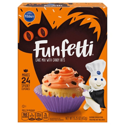 Pb Funfetti Halloween Cake - 15.25 Oz