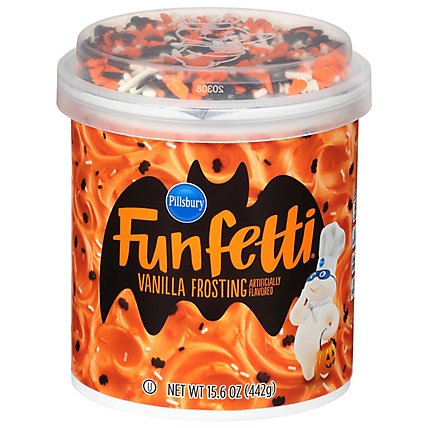 Pb Halloween Funfetti Frosting - 15.6 Oz - Image 1