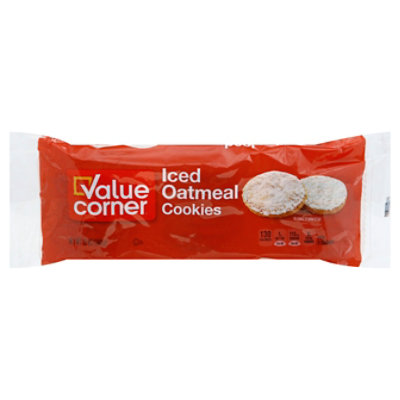  Value Corner Cookies Iced Oatmeal - 12 Oz 