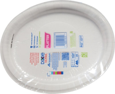 Dixie Ultra Printed Paper Platters 10 Inch - 25 Count - Image 3