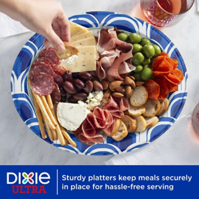 Dixie Ultra Printed Paper Platters 10 Inch - 25 Count - Image 5
