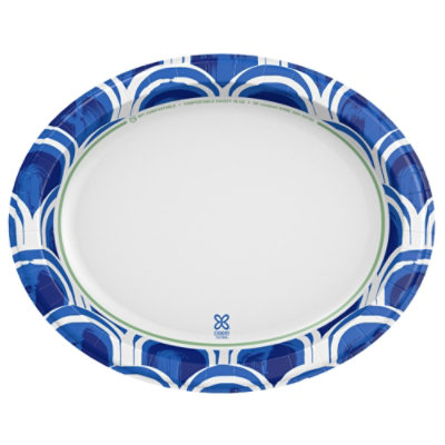 Dixie Ultra Printed Paper Platters 10 Inch - 25 Count - Image 2