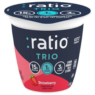 Ratio Keto Friendly Strawberry Dairy Snack - 5.3 Oz - Image 1
