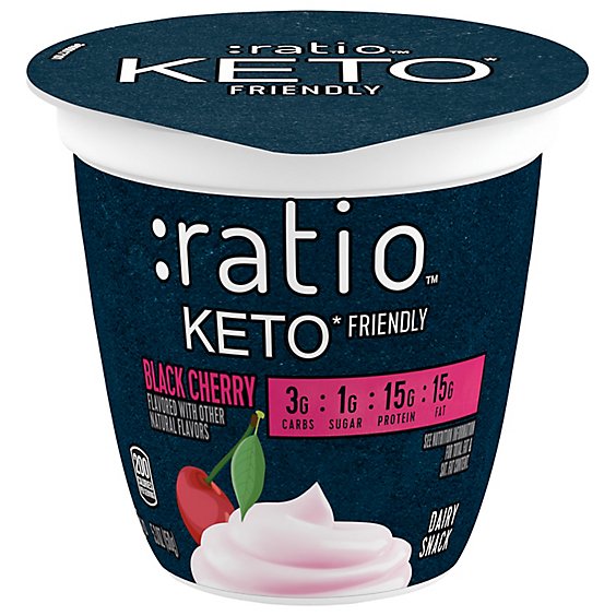 Yoplait Keto Black Cherry Yogurt - 5.3 Oz