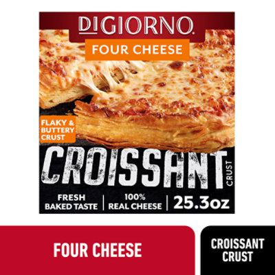 DiGiorno Four Cheese Pizza In A Croissant Crust Dinner - 25.3 Oz