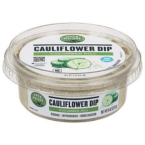 Open Nature Dip Cauliflower Cucumber Dill - 8 Oz