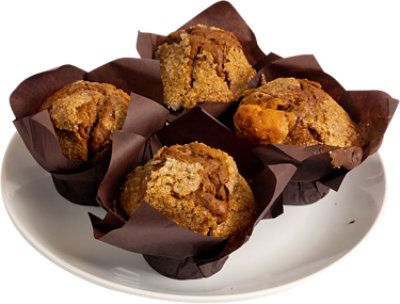 Pumpkin Muffins - 4 Count - Image 1