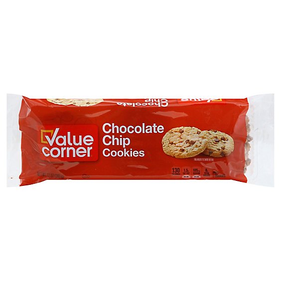 Value Corner Cookies Chocolate Chip - 12 Oz