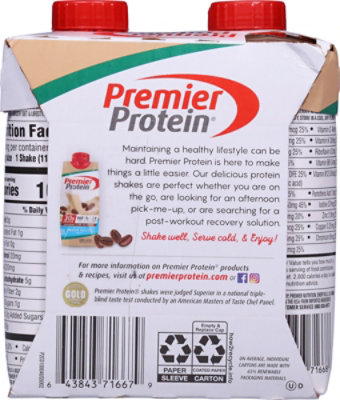 Premier Cafe Latte Protein Shake - 4-11 Fl. Oz. - Image 6