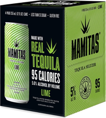 Mamitas Tequila & Soda Lime Can - 4-12 Fl. Oz. - Image 2