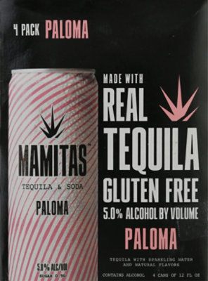 Mamitas Tequila & Soda Paloma Can - 4-12 Fl. Oz. - Image 5