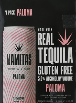 Mamitas Tequila & Soda Paloma Can - 4-12 Fl. Oz. - Image 2