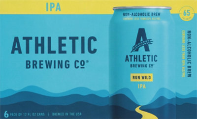 Athletic Non-Alcoholic Run Wild IPA - 6-12 Fl. Oz. - Image 4