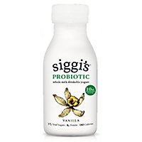 siggis Probiotic Drinkable Whole Milk Vanilla Yogurt - 8 Oz - Image 1