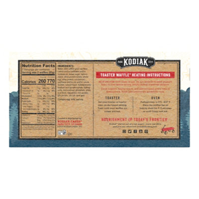 Kodiak Gluten Free Frontier Oat Power Waffles Box - 9 Oz - Image 5