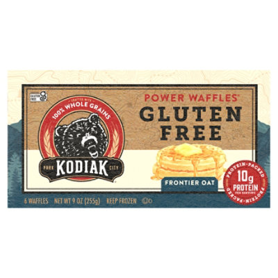 Kodiak Gluten Free Frontier Oat Power Waffles Box - 9 Oz - Image 2